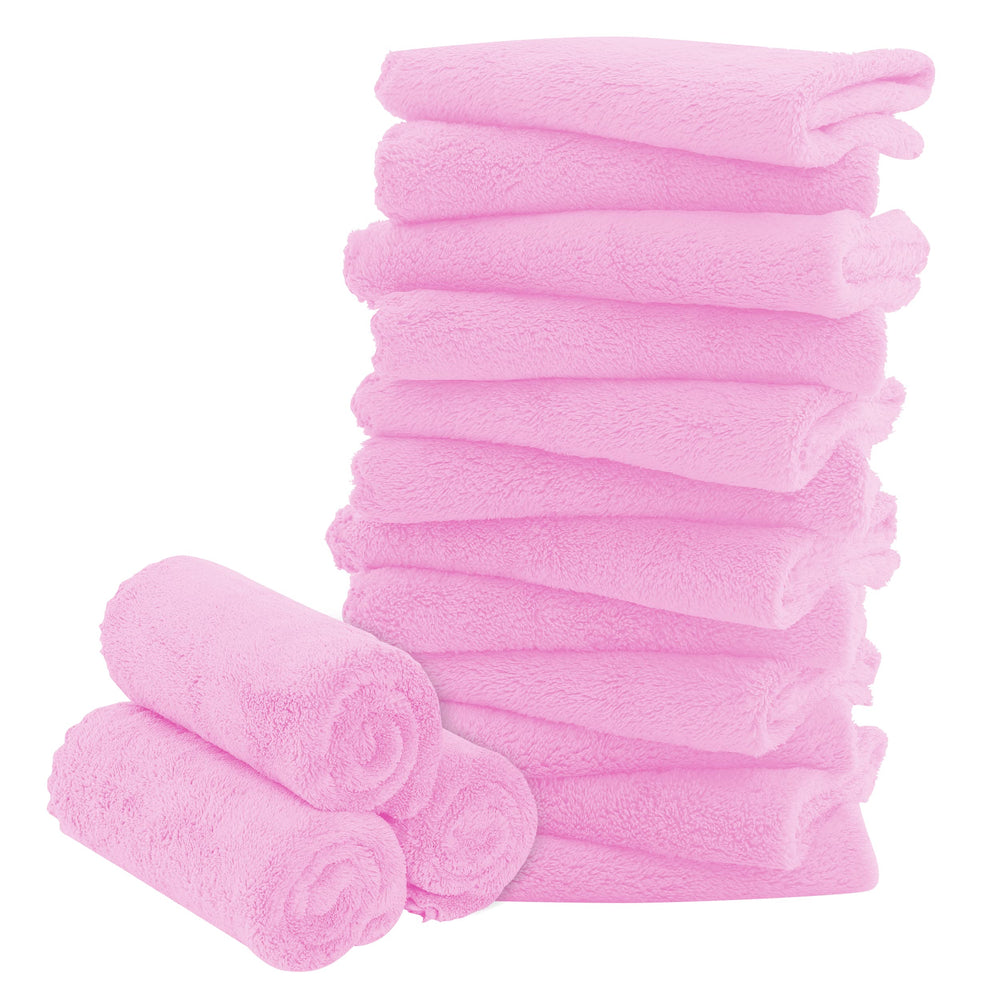 Bamboo Queen Frozen Berry washcloth pack front, showcasing soft absorbent cloths for baby care.