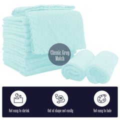 BAMBOO QUEEN soft coral fleece touch provides gentle daily cleansing for delicate skin.