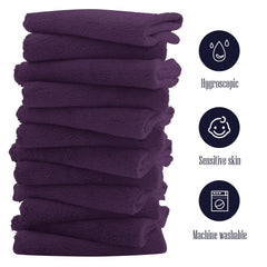 Bamboo Queen versatile baby washcloths support wipes, burp cloths, and more