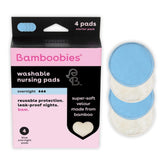Bamboobies overnight nursing pads pack provides comfortable night-time protection against leaks.