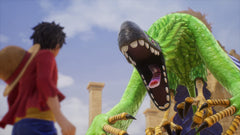 Bandai Namco One Piece Odyssey gameplay combat showcases dynamic action and strategic choices.