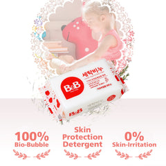 B&B laundry soap chamomile travel bar demonstrates compact portability for on-the-go baby laundry.