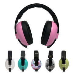 BANZ Baby Earmuffs side view with soft foam padding for comfortable protection.
