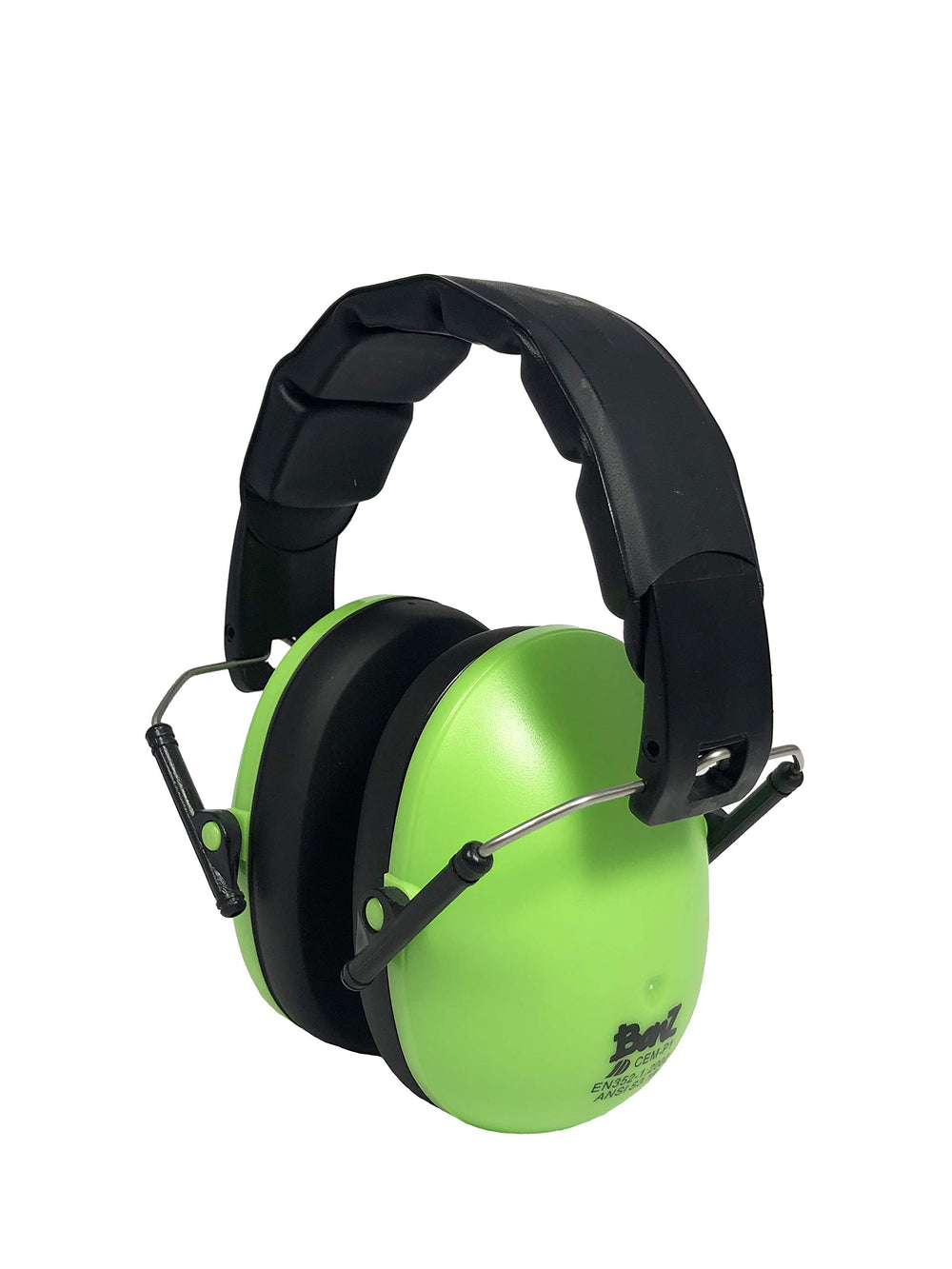 BANZ Baby earmuffs close-up shows soft padding for kid comfort.