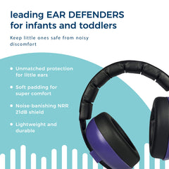 BANZ dark-purple low-profile design offers lightweight comfortable fit.