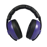 BANZ infant earmuffs dark purple with 31dB NRR for protection.
