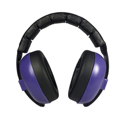 BANZ infant earmuffs dark purple with 31dB NRR for protection.
