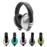 BANZ infant earmuffs side view showing compact, comfy fit.