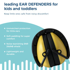 BANZ Kids Headphones soft foam cushions for gentle all day comfort.