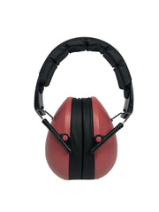 BANZ Kids Earmuffs Maroon side view lightweight comfort for longer wear