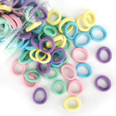 BAOLI 200PCS baby hair ties pack in pearly bag for gentle daily ponytails.