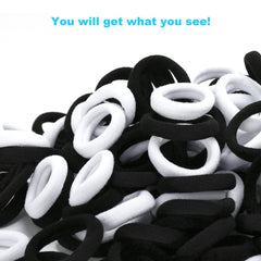 BAOLI hair ties stretch-test shows strong, lasting elasticity for secure hairstyles.