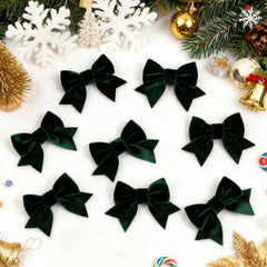 Baotongle alligator-clip velvet bow closeup: non-slip grip for fine hair.