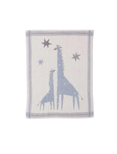 Barefoot Dreams CozyChic Giraffe Stroller Blanket Rain Drop Multi offers gentle warmth for on the go snuggles.