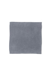 Barefoot Dreams CozyChic Lite Waffle Blanket Moonbean close-up showing plush waffle texture for gentle baby skin.