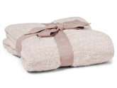 Barefoot Dreams CozyChic Ombre stroller blanket front view shows soft warmth for outings