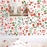 Barri Design Berry Fruit wall stickers strawberry decal brightens nursery walls with playful charm.