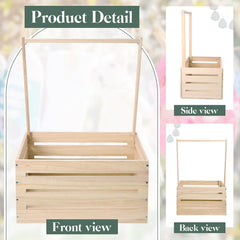 Barydat eucalyptus garland crate visual with natural greenery and festive charm