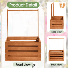 Barydat wooden letters kit—customize messages for a personalized baby shower.