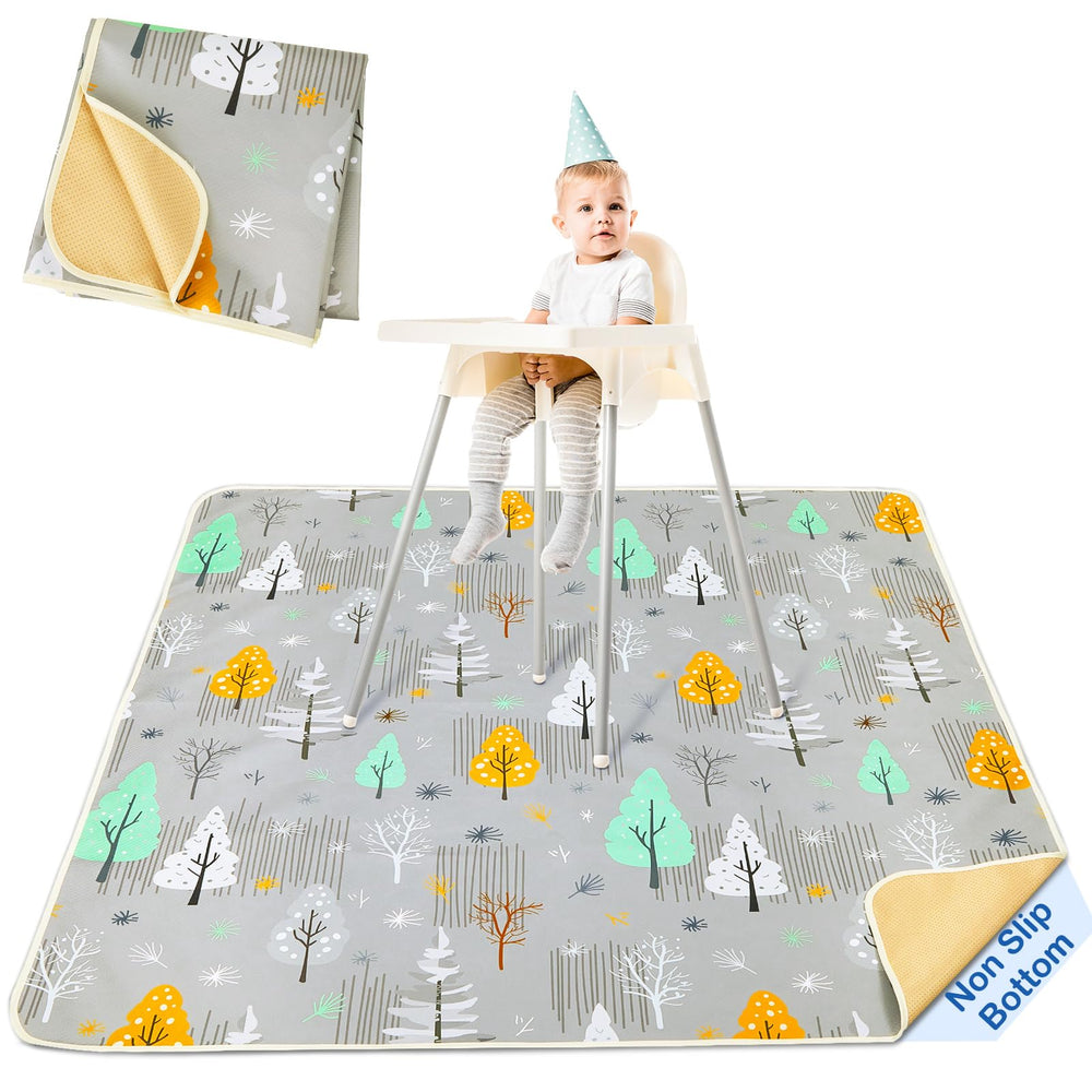 Basumee Splat Mat waterproof material shows spill-proof surface for quick cleanup