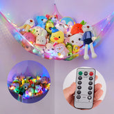 Basumee stuffed animals hammock wall mount saves space while keeping toys visible.