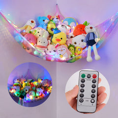 Basumee stuffed animals hammock wall mount saves space while keeping toys visible.