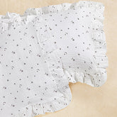Basumee toddler pillowcase muslin texture shows breathable sleep comfort.