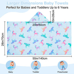 Basumee towel hood displays dinosaur pattern for playful bath time.