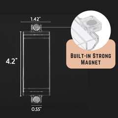 Clear Bates Choice switch guard blends with decor while protecting switches