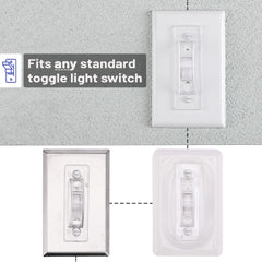 Bates Choice light switch guard cover durable material built to withstand daily use