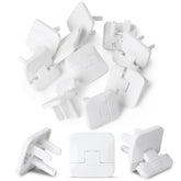 Bates Choice 10-pack white outlet covers with hidden pull handles for safe outlets.