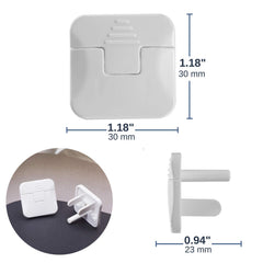 Bates Choice outlet covers show the hidden pull handle for easy removal.