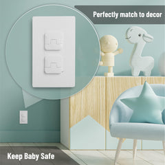 Bates Choice neutral white decor-fit image demonstrates blending with room aesthetics