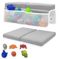 Bath Kneeler Elbow Rest Pad folded for compact storage and easy setup.