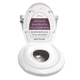 Bath Royale potty seat with soft-close lid for quiet bathroom routines.