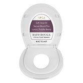 Bath Royale potty seat with soft-close lid for quiet bathroom use