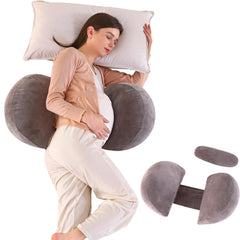 BATTOP pregnancy wedge belly support improves sleep alignment and comfort.
