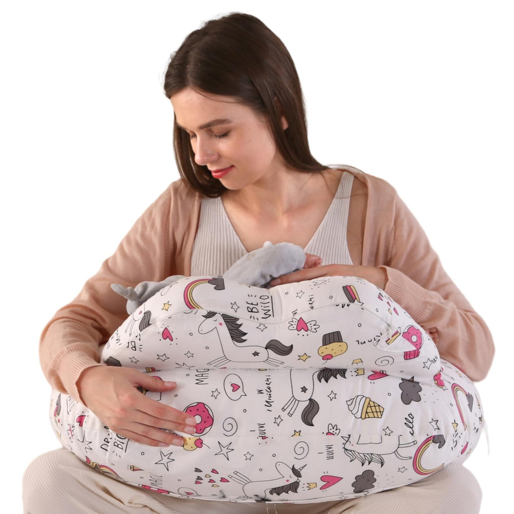 BATTOP nursing pillow with adjustable buckle provides secure, comfortable support