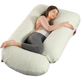 BATTOP pregnancy pillow 360 support cradles belly for comfortable sleep.