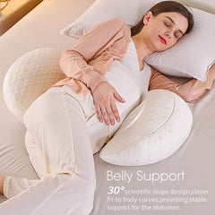 BATTOP wedge pillow back support helps relieve nighttime strain.