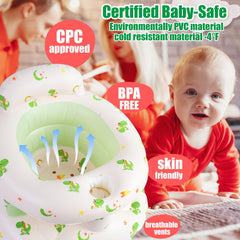 Bavbiiy fuller larger seat provides more space for growing babies.