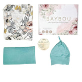 Baybou robe swaddle set matching mommy and baby floral design for photo moments