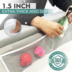 Bazaar Find elbow rest pad with suction cups for slip-free baths.