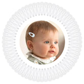BBGifts 1Inch White Snap Hair Clips: 60-piece set keeps fine toddler hair secure.