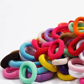 BBGifts cotton baby hair ties packaging box for easy storage.