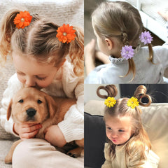 BBGifts handmade chiffon flower with white pad demonstrates stable, non-slip styling.
