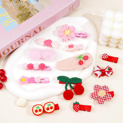BBGifts pink flower clip enhances cute hairstyles with soft, decorative detail