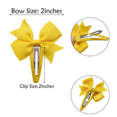 BBGifts handmade snap clips with grosgrain wrap emphasize lightweight comfort.