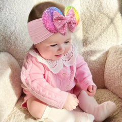 BBGifts headband stretchy band enables easy wear for toddlers