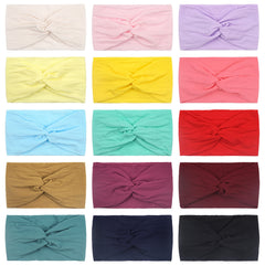 BBGifts no-mark baby headbands demonstrating gentle fit on a tiny head